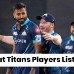 IPL 2024 Gujarat Titans Players List