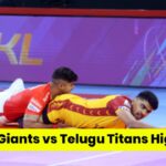 Telugu Titans vs Gujarat Giants PKL  Highlights