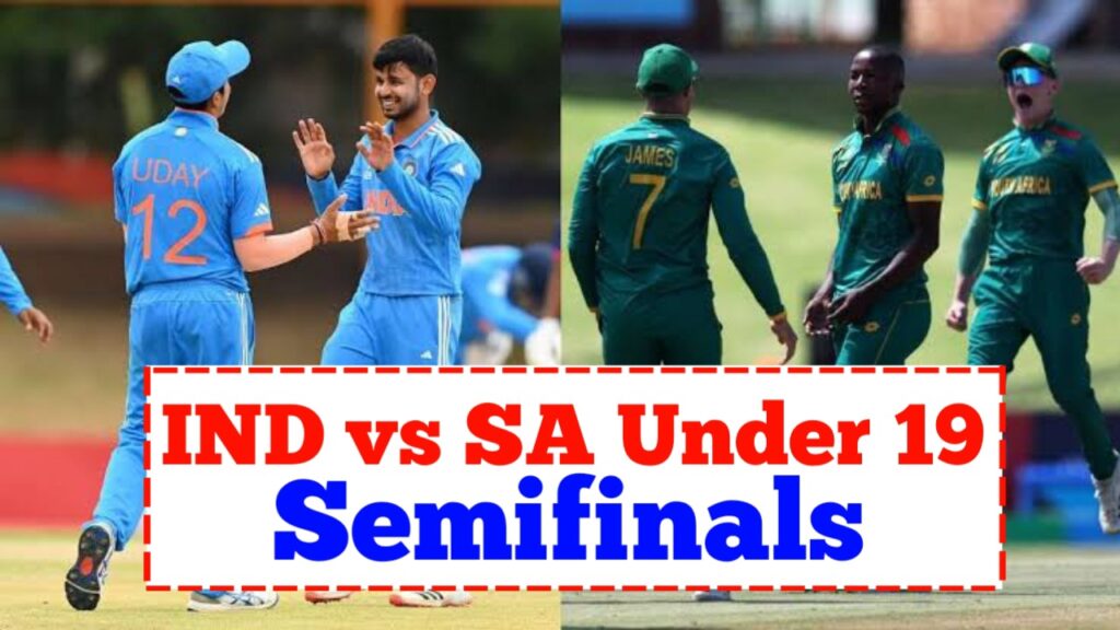 Ind vs SA Under - 19 World Cup Selfifinal Highlights,