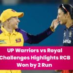 RCB vs UPW Highlights